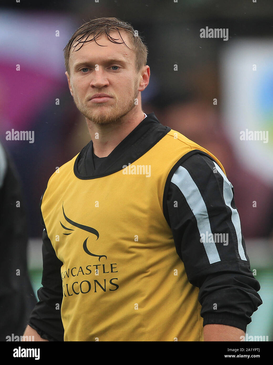 NEWCASTLE Upon Tyne, Angleterre 29 SEPTEMBRE Newcastle Falcons' Brett c 286 au cours de la RFU Championship Cup match entre Newcastle Falcons et Doncaster Knights à Kingston Park, Newcastle Le dimanche 29 septembre 2019. (Crédit : Mark Fletcher | MI News ) Crédit : MI News & Sport /Alamy Live News Banque D'Images