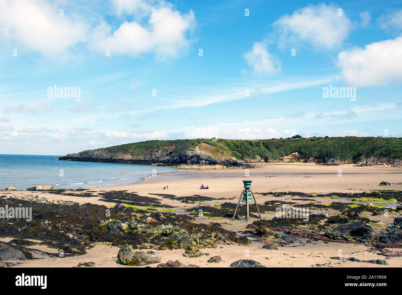 St Patrick's Bell, Cemaes Bay Angelsey, pays de Galles du Nord Banque D'Images