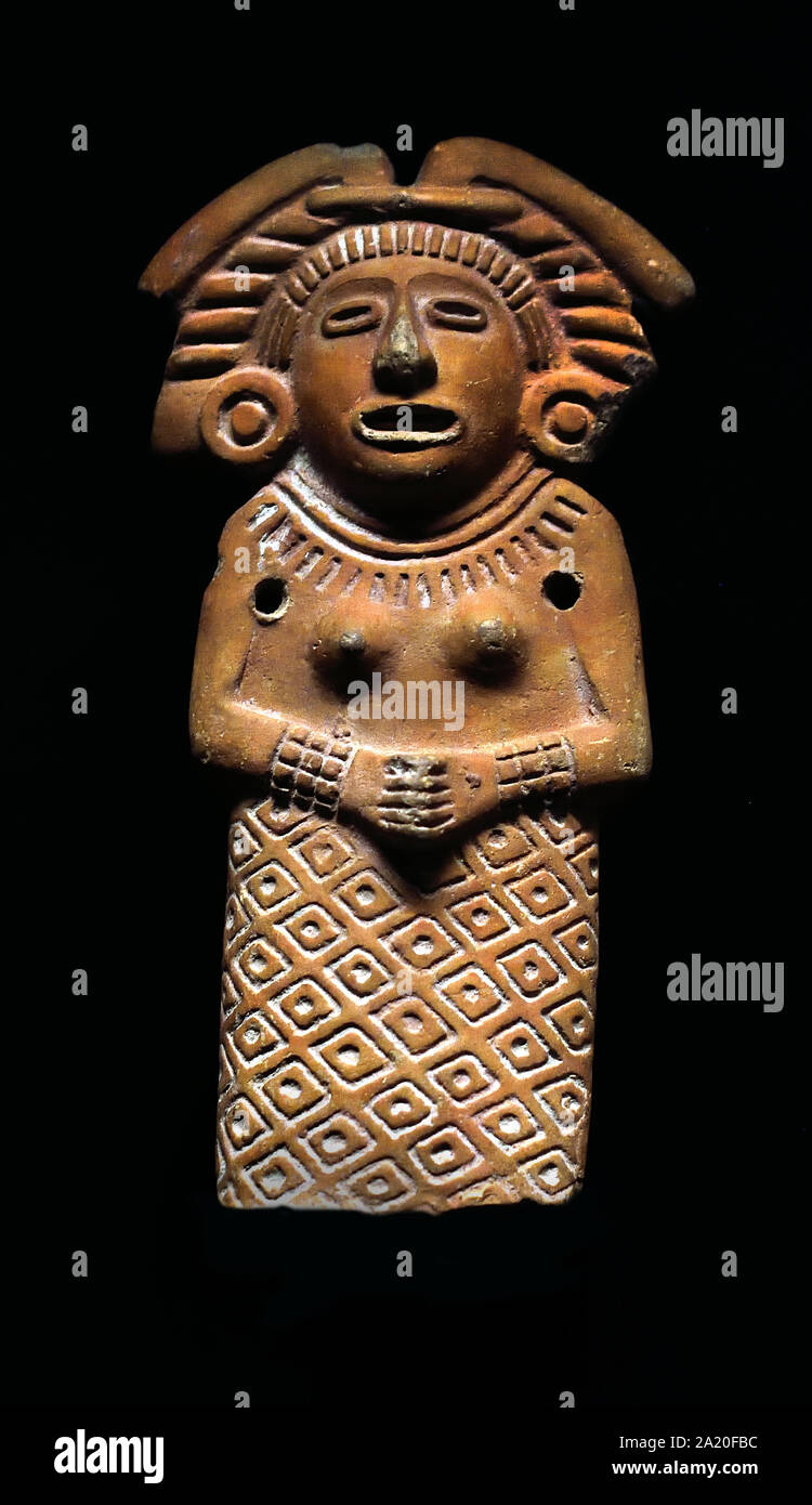Cihuacoatl, déesse de la fécondité. Les Aztèques la culture méso-américaine dans le centre du Mexique à 300 post-classic 1521. L'Amérique, l'américain. Banque D'Images