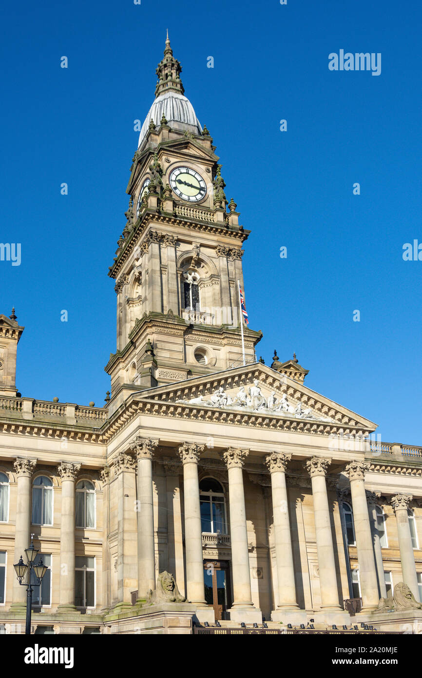 Hôtel de Ville de Bolton, Bolton, Victoria Square, Greater Manchester, Angleterre, Royaume-Uni Banque D'Images