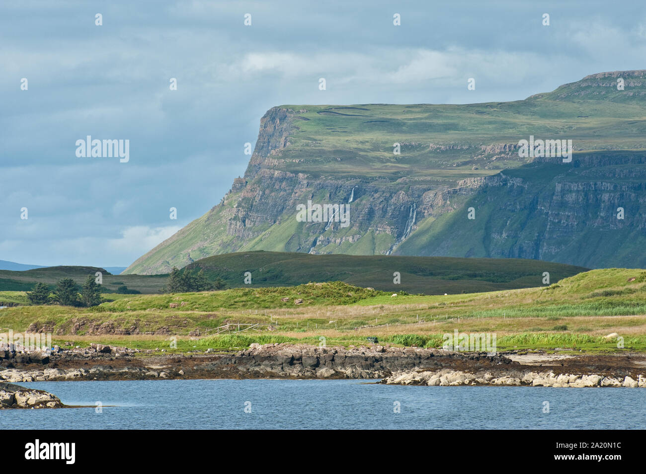 Paysage côtier du sud-ouest de Mull. Isle of Mull, Scotland Banque D'Images