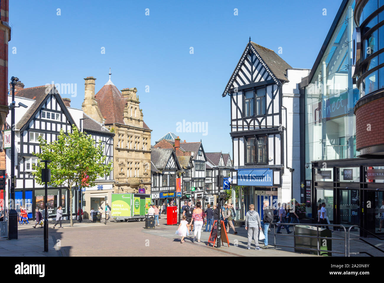 Standishgate de Millgate, Wigan, Greater Manchester, Angleterre, Royaume-Uni Banque D'Images