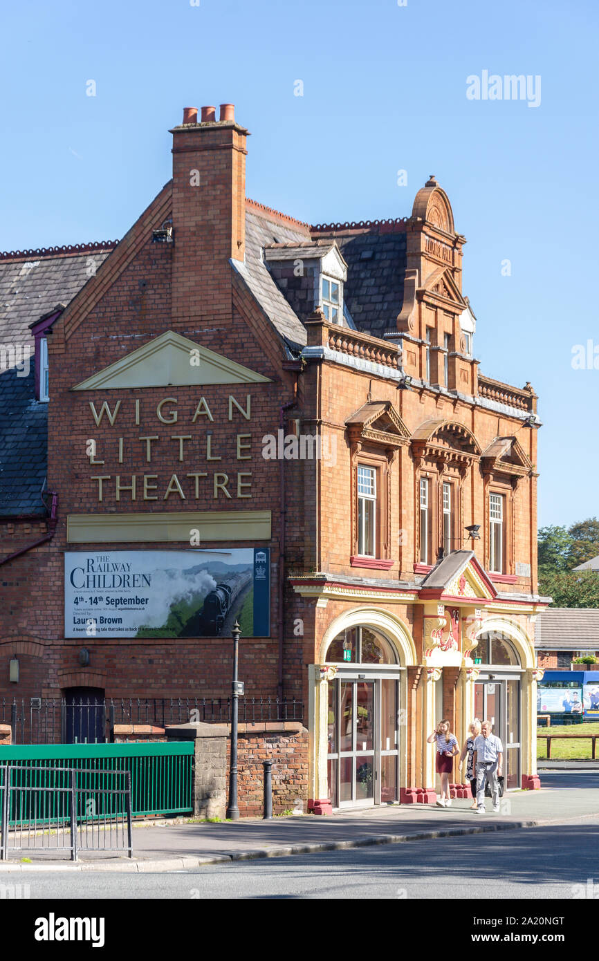 Wigan Little Theatre, Crompton Street, Wigan, Greater Manchester, Angleterre, Royaume-Uni Banque D'Images