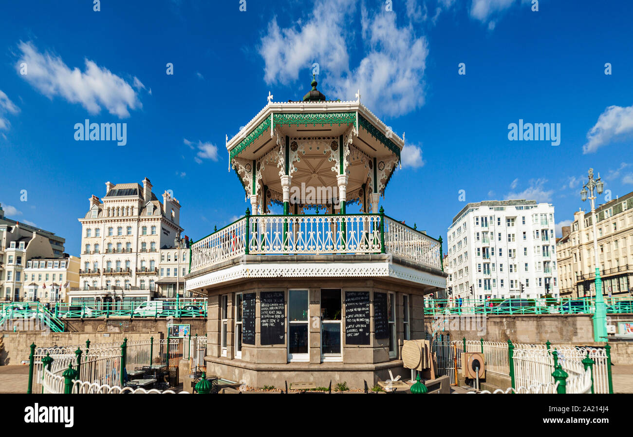 Front de mer de Brighton. Banque D'Images