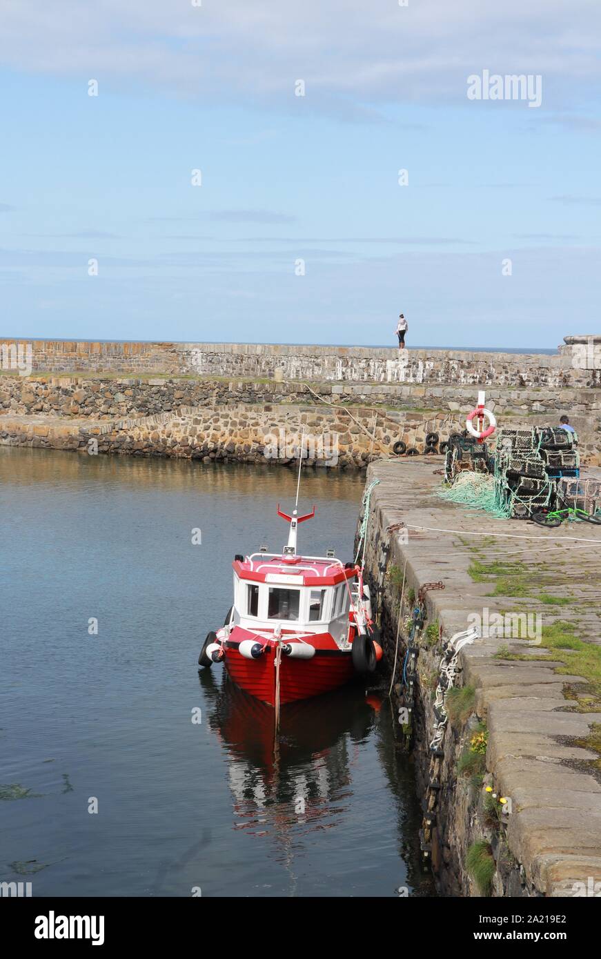 L'Ecosse port Portsoy Banque D'Images