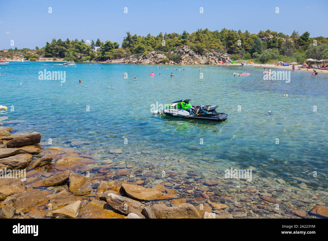 Concept voyages d'été. Belle destination de vacances voyage Grèce. Banque D'Images