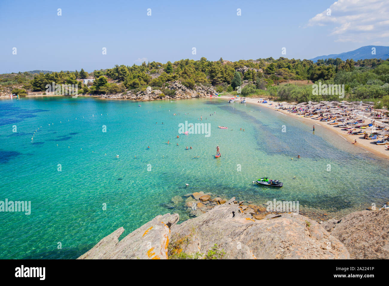 Concept voyages d'été. Belle destination de vacances voyage Grèce. Banque D'Images