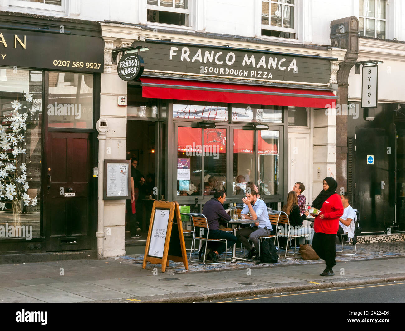 Franco Manca, Old Brompton Road, London Banque D'Images