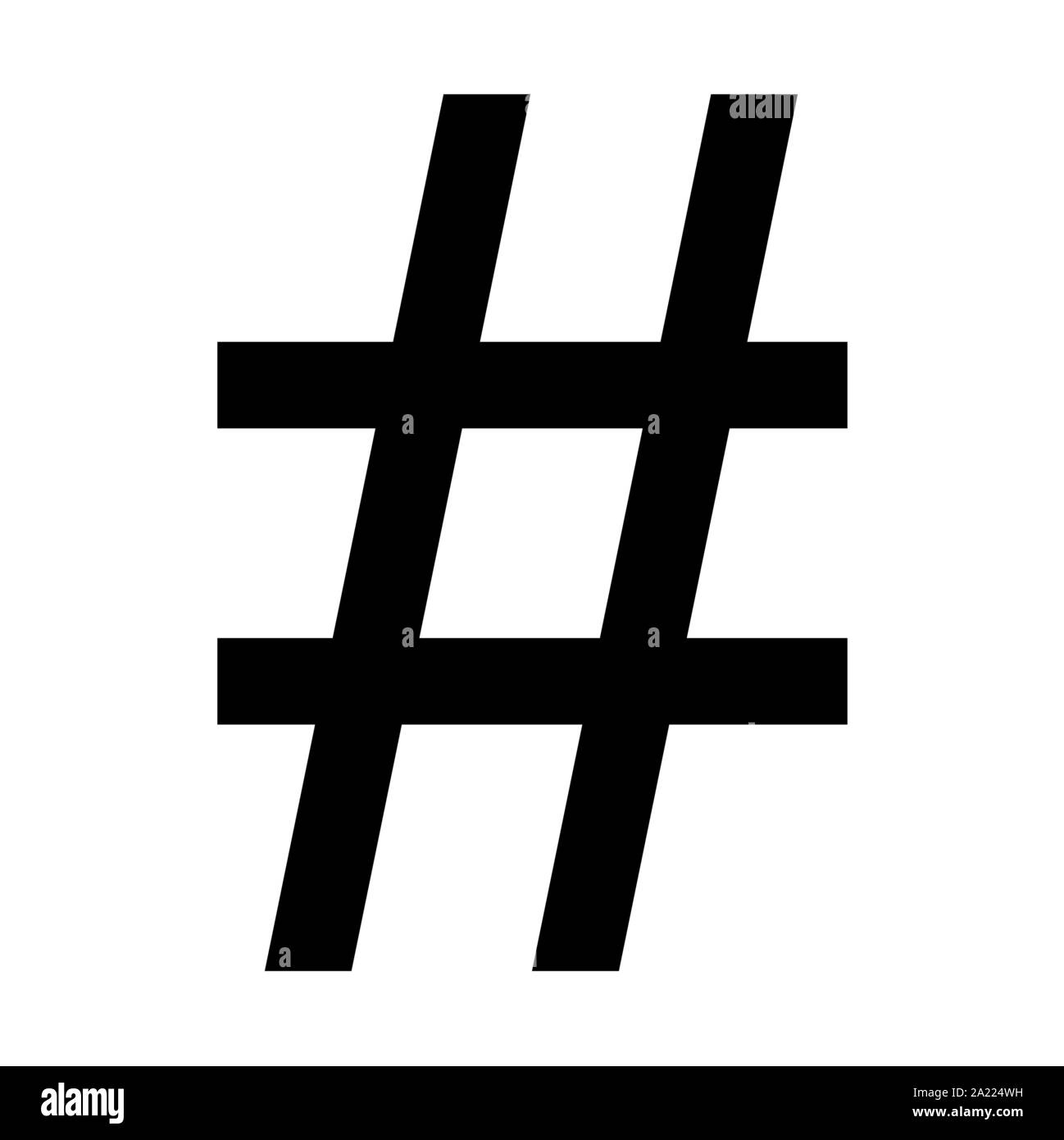 Dièse illustration Illustration de Vecteur