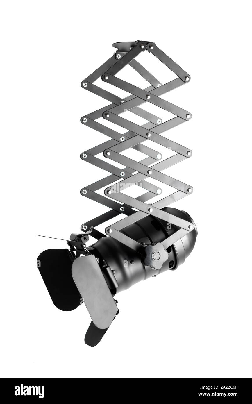 Sofit cinéma studio light isolé sur fond blanc Banque D'Images
