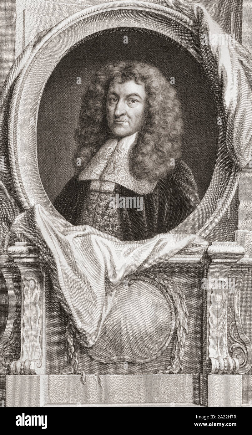 Sir William Morice, (ou Morrice), 1602 - 1676. D'état anglais et théologien. Servi comme secrétaire d'État du Département du Nord et d'un Lord du Trésor. Banque D'Images