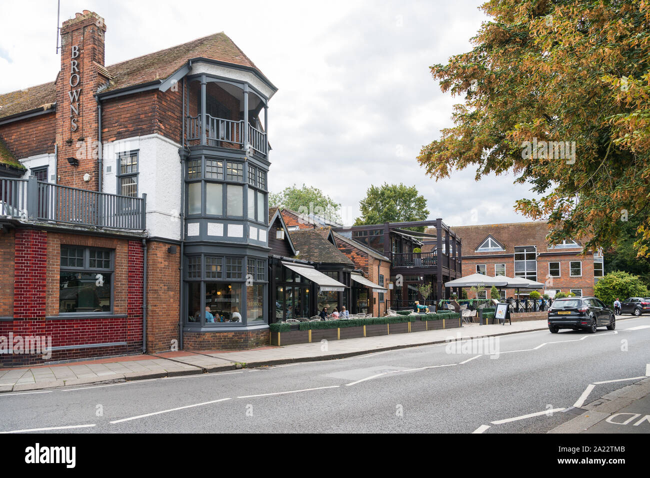 Restaurant Browns, Windsor, Berkshire, England, UK Banque D'Images