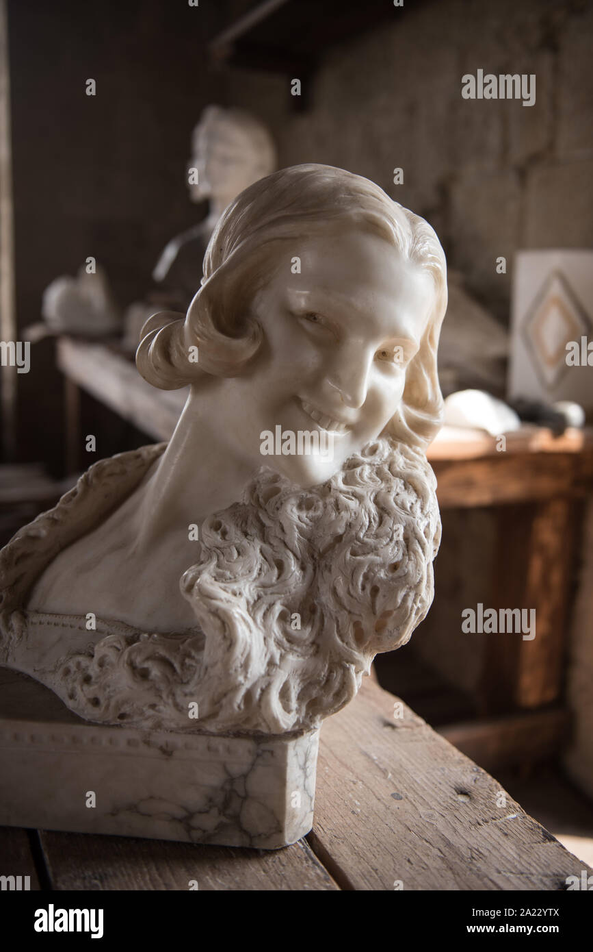 L'intérieur du musée de l'albâtre Banque D'Images