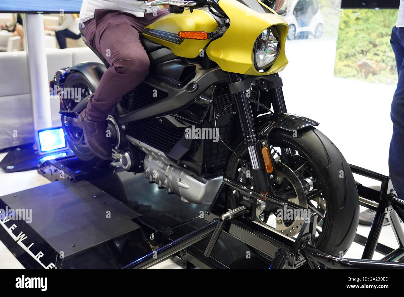 Moto de Harley Davidson à l'Autosalon Genf 2019 à Genève, Suisse Photo  Stock - Alamy