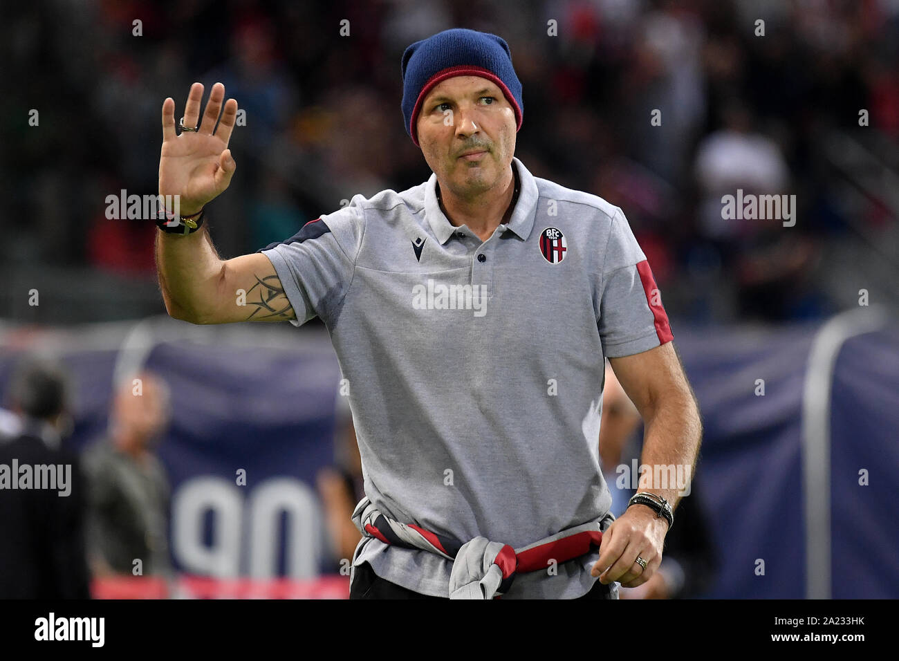 Takehiro Tomiyasu and Roberto Soriano of Bologna FC Bologna 30/08/2019  Stadio Renato Dall'Ara Football Serie A 2019/2020 Bologna FC - SPAL Photo  An Stock Photo - Alamy