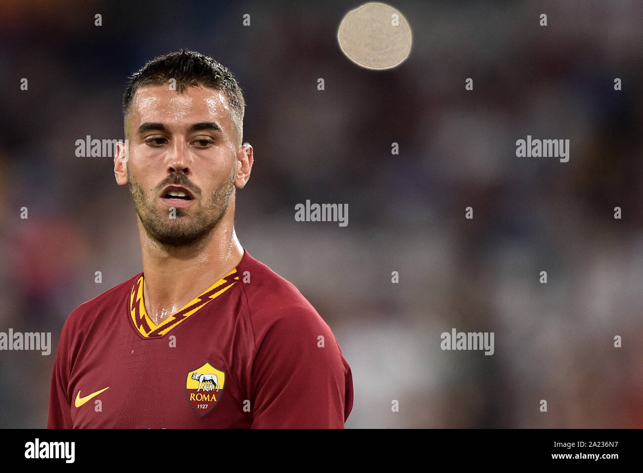 Spinazzola Leonardo de AS Roma Roma 11/08/2019 Stade Stadio Olimpico football match amical pré saison 2019/2020 AS Roma - Real Madrid Mabel Green Banque D'Images