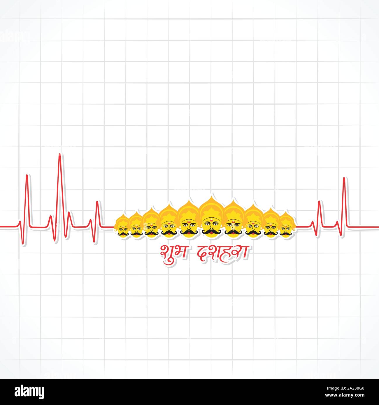 Illustration du message d'accueil pour professionnels ou Festival de Dussehra Shubh Illustration de Vecteur