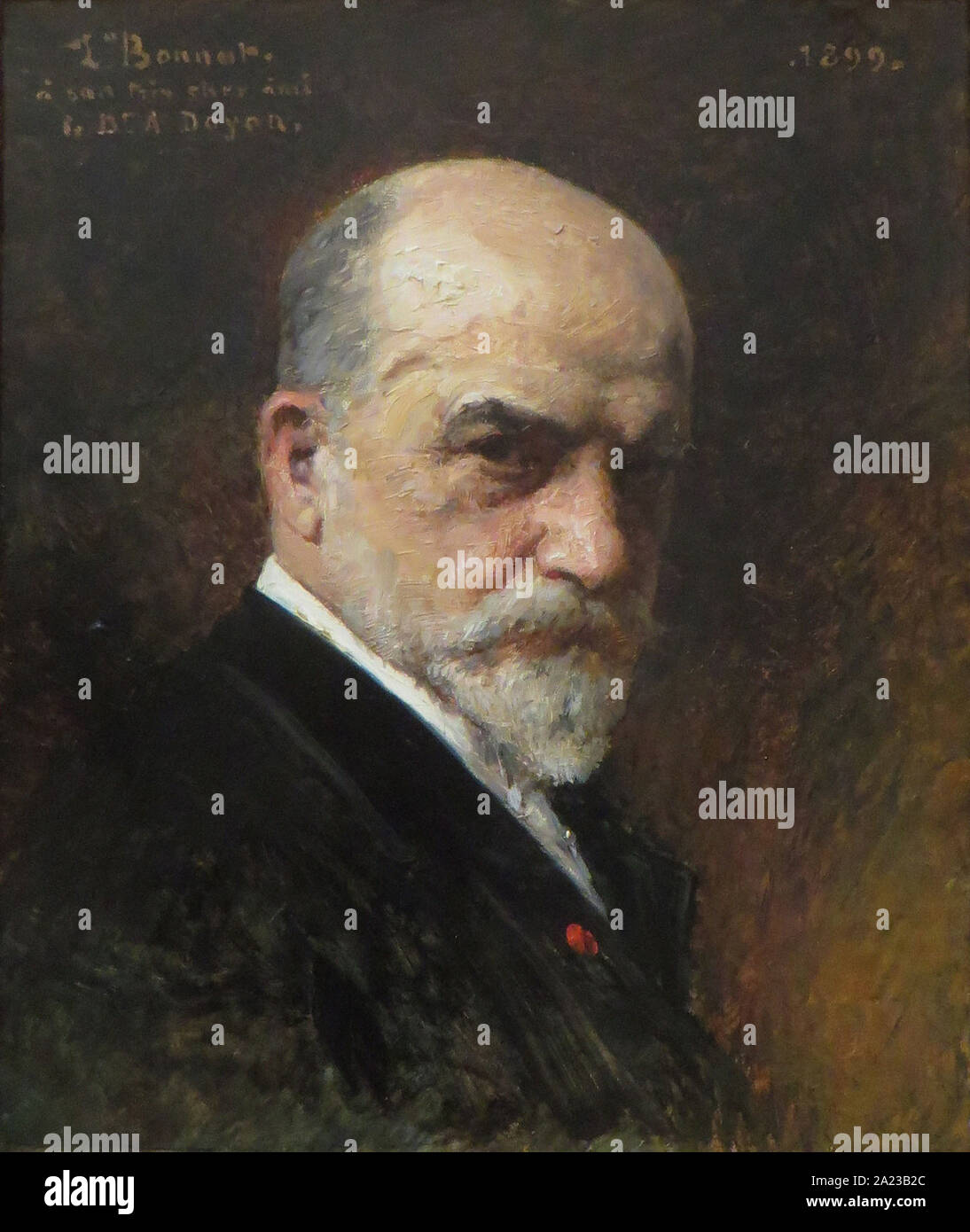 Léon Bonnat 18341923 - Portrait de l'auteur 1899 Banque D'Images