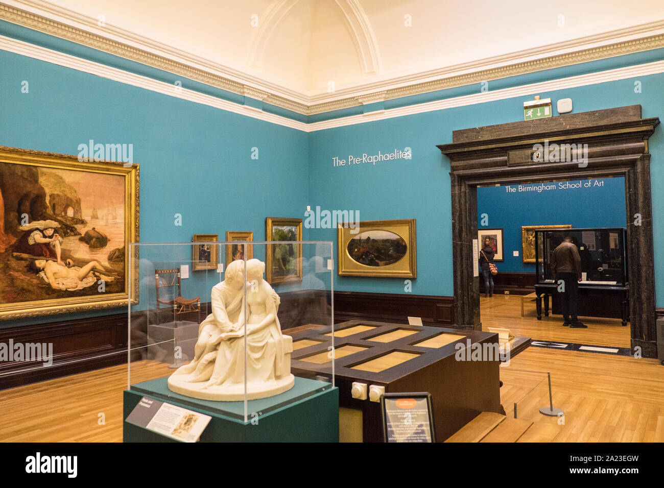 Préraphaélites,Animaux,art,Birmingham Museum and Art Gallery,Chamberlain Square, Birmingham, West Midlands, Angleterre,Midlands,UK,GB,Bretagne,Europe Banque D'Images