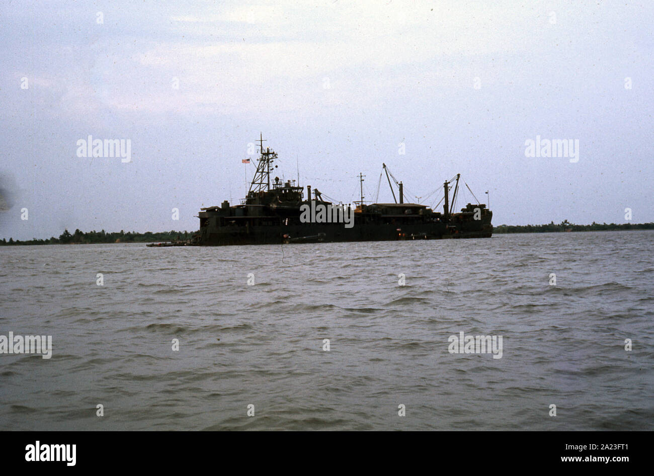 États-unis d'Vietnam-Krieg / Guerre du Vietnam - LST-1 Classe navire de débarquement, réservoir - LST-456 Banque D'Images