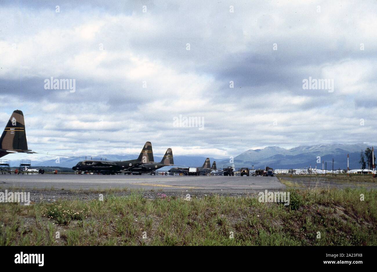 États-unis d'Vietnam-Krieg / Guerre du Vietnam - USAF United States Air Force C-130A Hercules Lockheed Banque D'Images