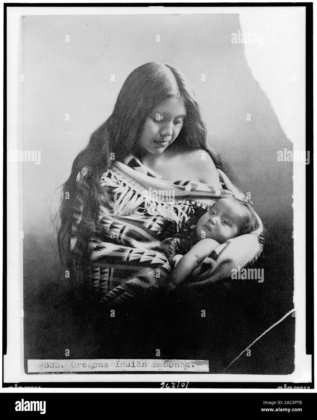 Oregon's Indian Madonna Banque D'Images