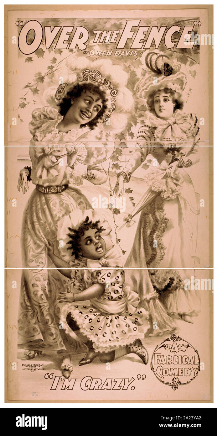 Au cours de la clôture par Owen Davis : une comédie burlesque. Banque D'Images