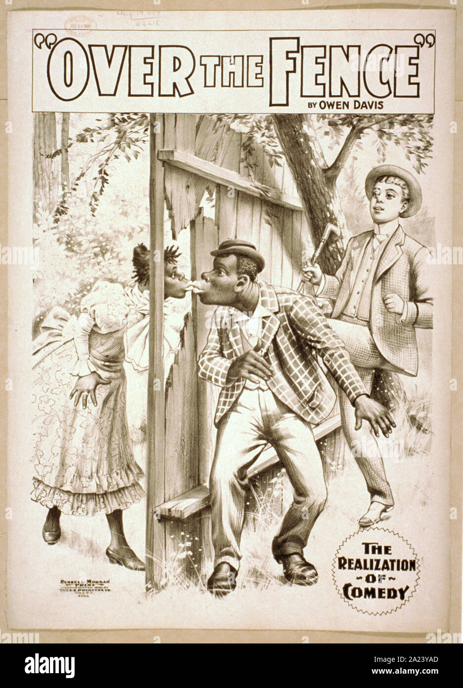 Au cours de la clôture par Owen Davis. Banque D'Images