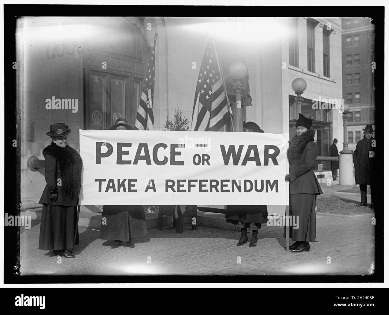 Les pacifistes Banque D'Images