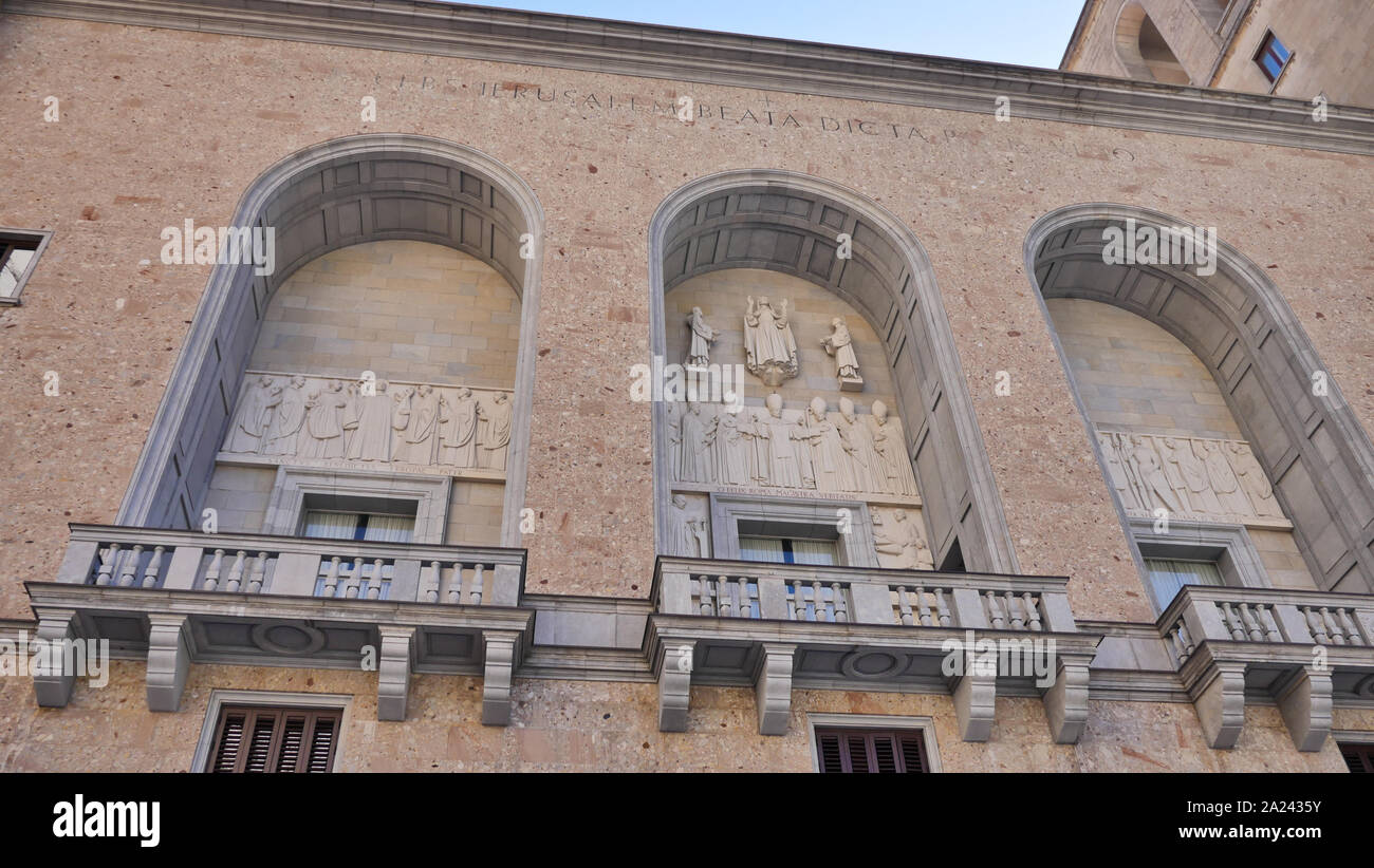 Espagne, Barcelone, Abbaye de Santa Maria de Montserrat‎ Banque D'Images