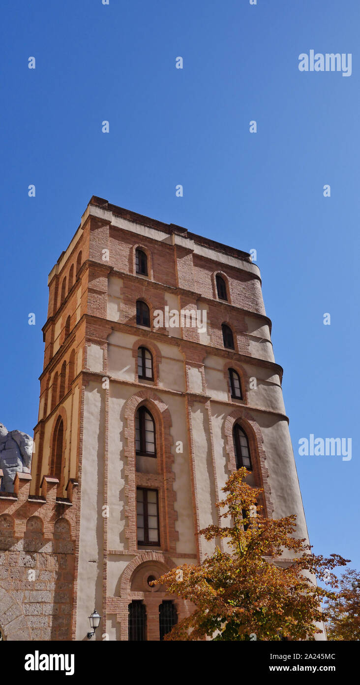 Espagne, Barcelone, Abbaye de Santa Maria de Montserrat‎ Banque D'Images