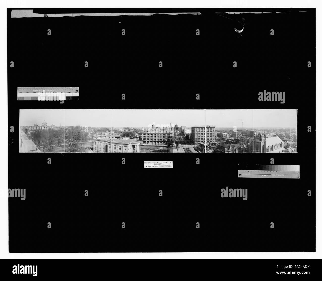 Vue panoramique de Jackson, Miss ; Banque D'Images