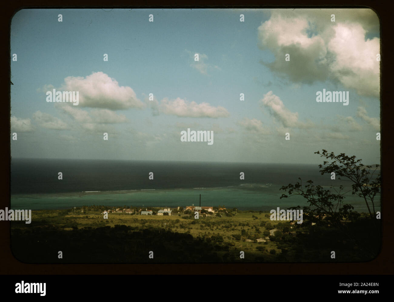 Une partie de la port, Christiansted, Sainte-Croix, Îles Vierges Britanniques Banque D'Images