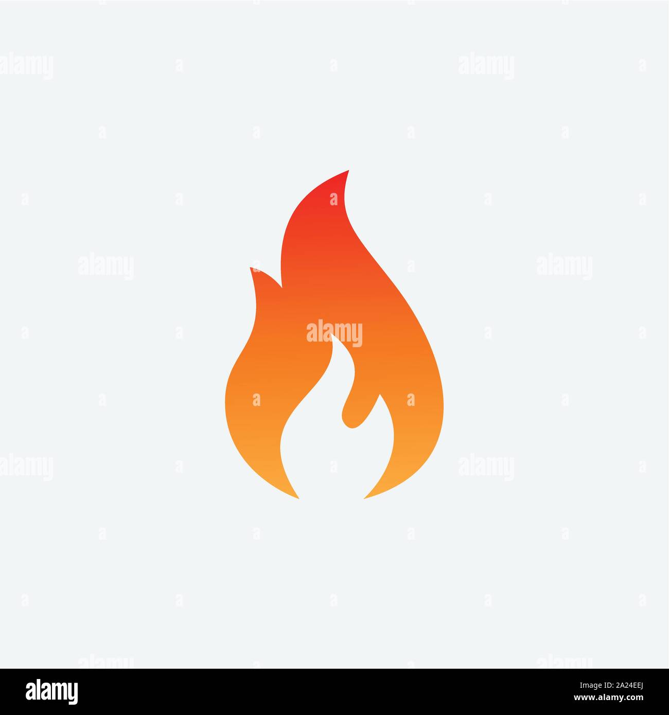 L'icône illustration design flamme, fire design logo, illustration vectorielle, incendie, flare Illustration de Vecteur