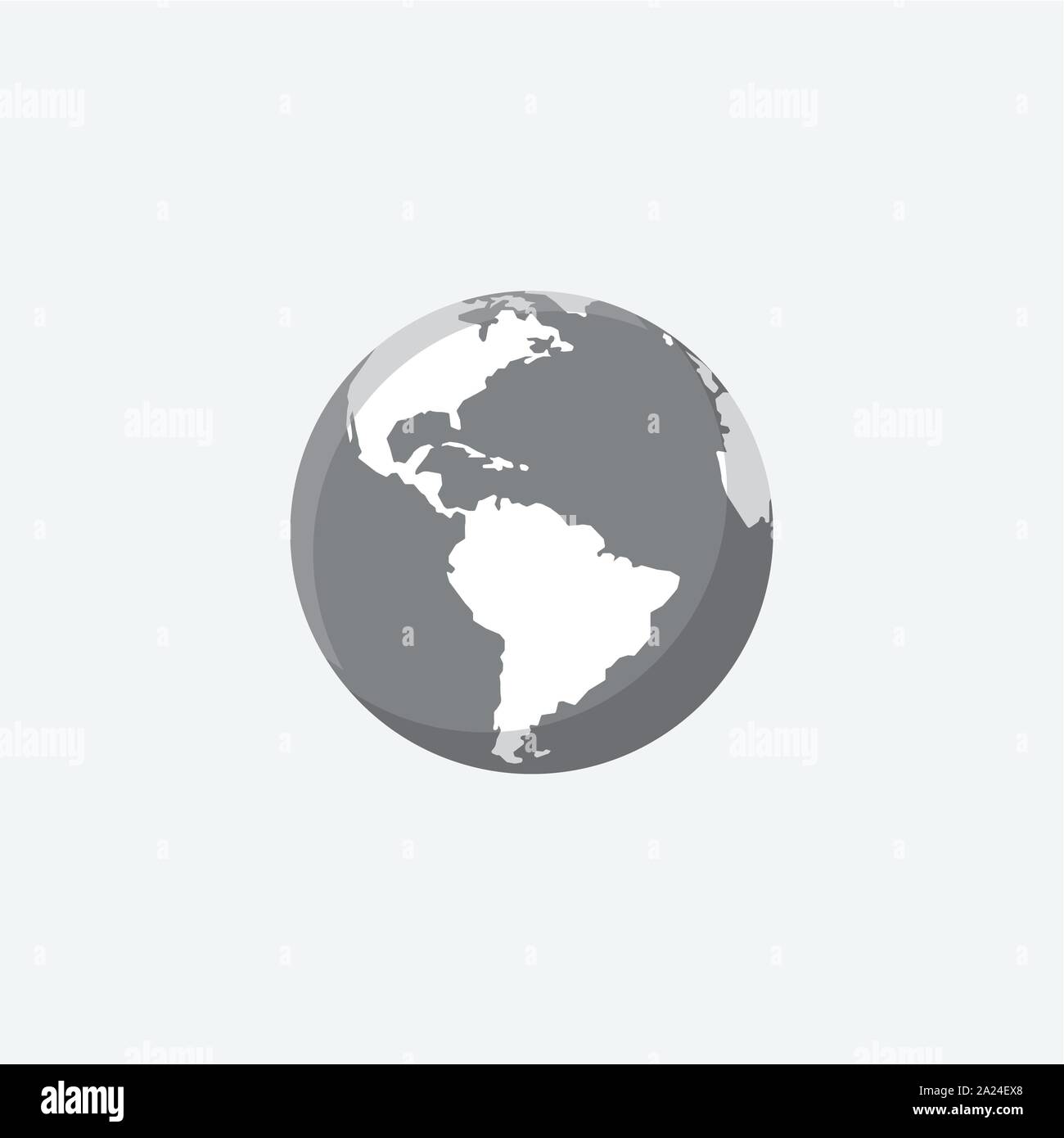 L'icône de la terre, globe illustration illustration vecteur icône icône mondiale, vecteur illustration design Illustration de Vecteur