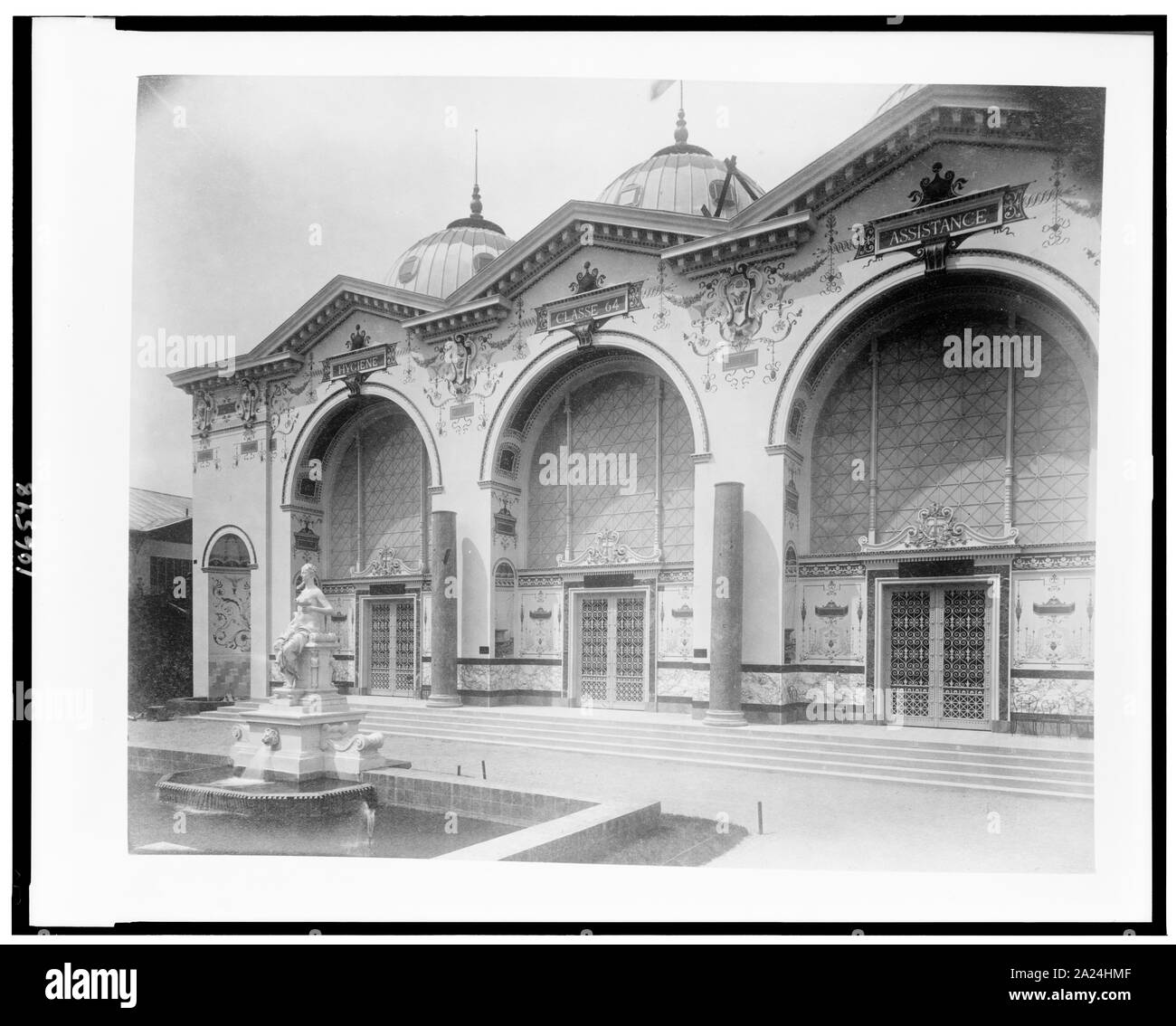 Pavillon de l'hygiène et l'Assistance Publique, Exposition de Paris, 1889 Banque D'Images