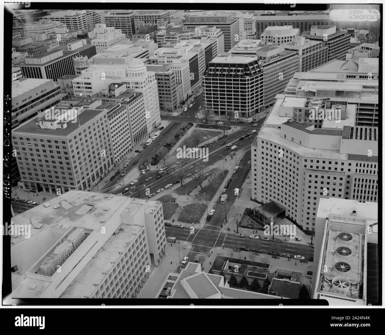 PENNSYLVANIA Avenue, 18e, 19E et H RUES, NE, À AU NORD-EST. ; 4. Vue aérienne de la réservation NOS. 30, et 31 à Pennsylvania Avenue, 18e, 19E et H RUES, NE, À AU NORD-EST. - Pennsylvania Avenue, Washington, District of Columbia, DC Image (ch. 1980) à partir de la HABS-historique de l'Enquête sur les bâtiments américains à Washington, D.C. ; Banque D'Images