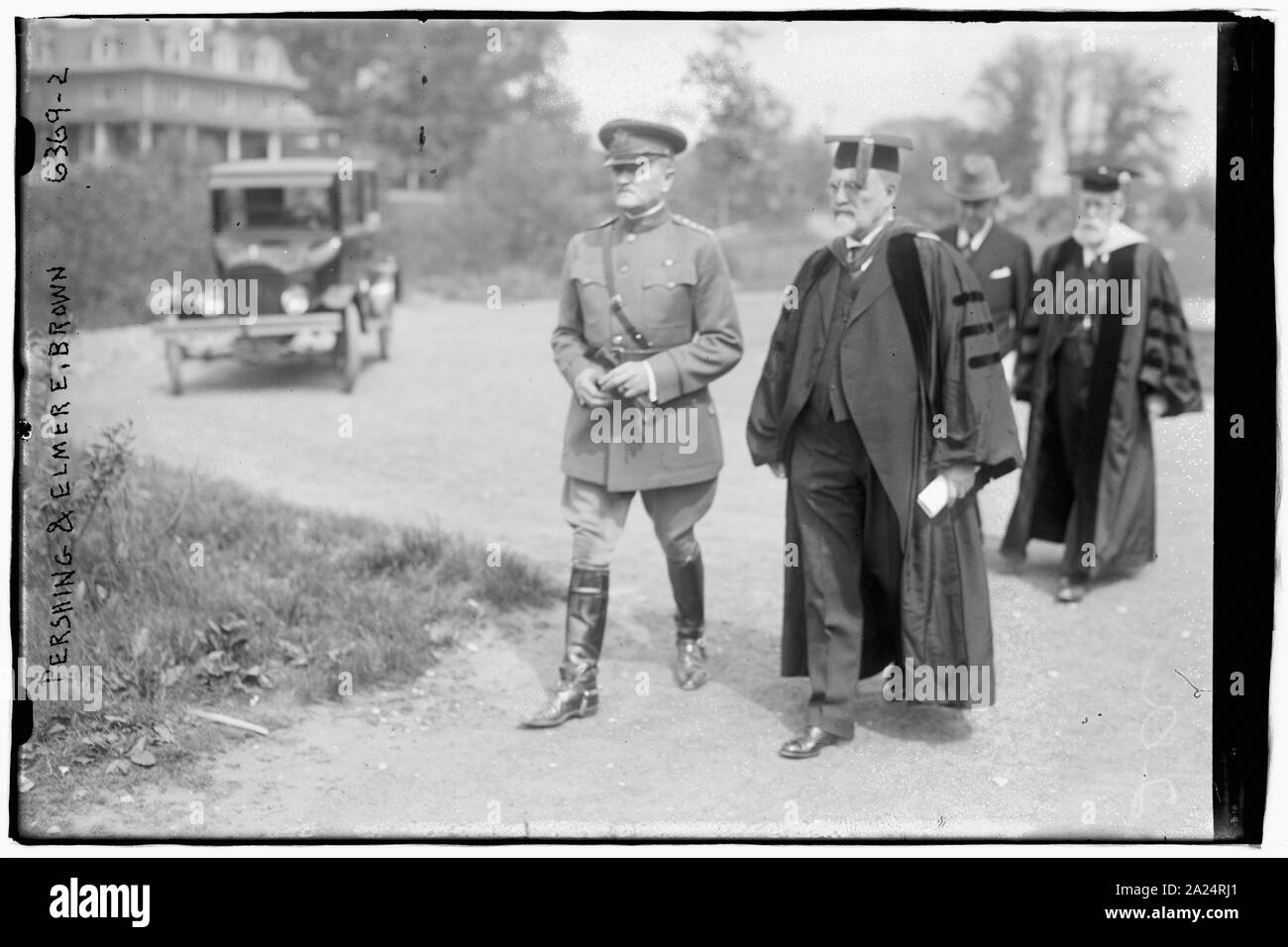 Pershing & Elmer E. Brown Banque D'Images