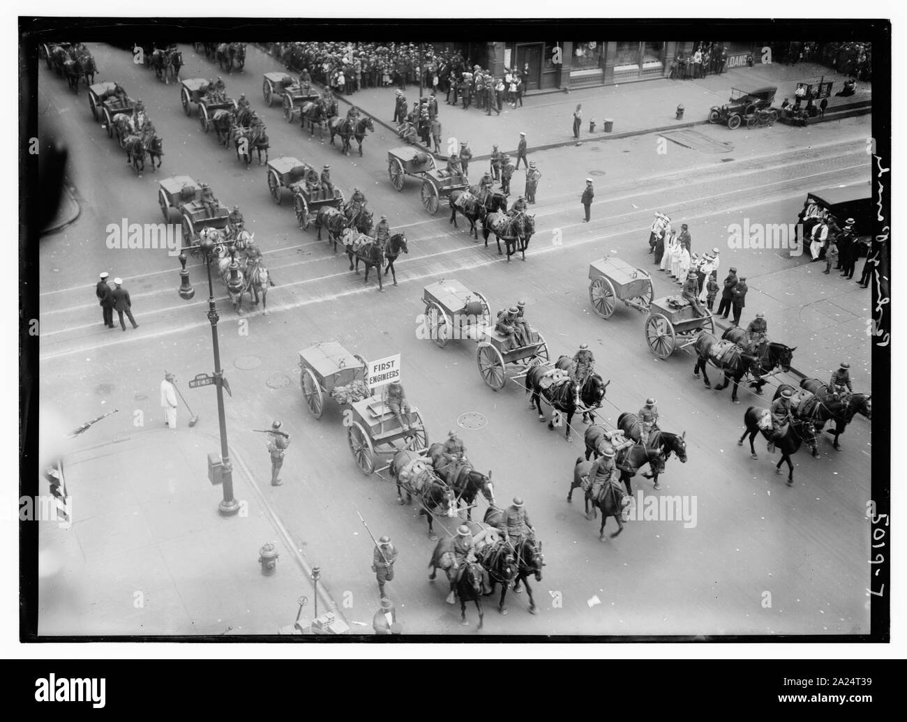 Défilé de Pershing Banque D'Images