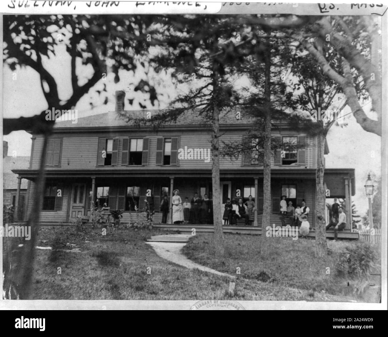 Peter Murphy's Scituate, Massachusetts) siège de la formation de John L. Sullivan. Banque D'Images