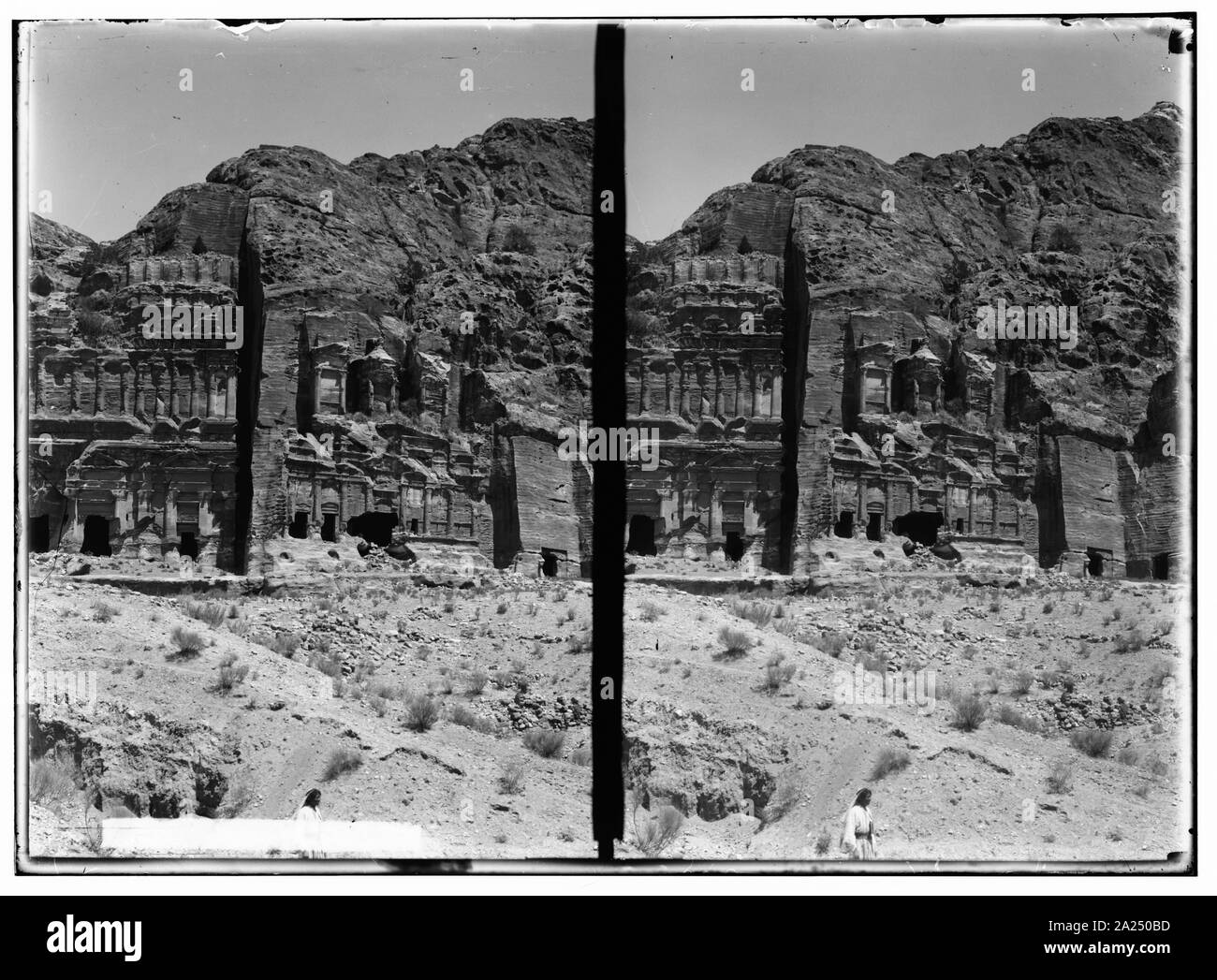 Petra en Transjordanie. Tombeau Corinthien Banque D'Images