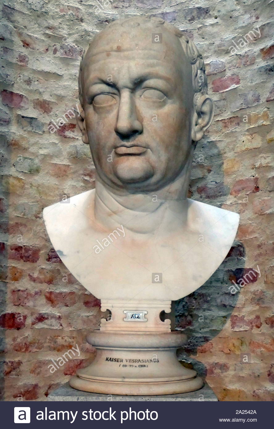 Vespasien ( AD 9 - 23 79 AD]), empereur romain de AD 69 à AD 79. Vespasien a fondé la dynastie des Flaviens qui a dirigé l'Empire pendant vingt-sept ans. Banque D'Images