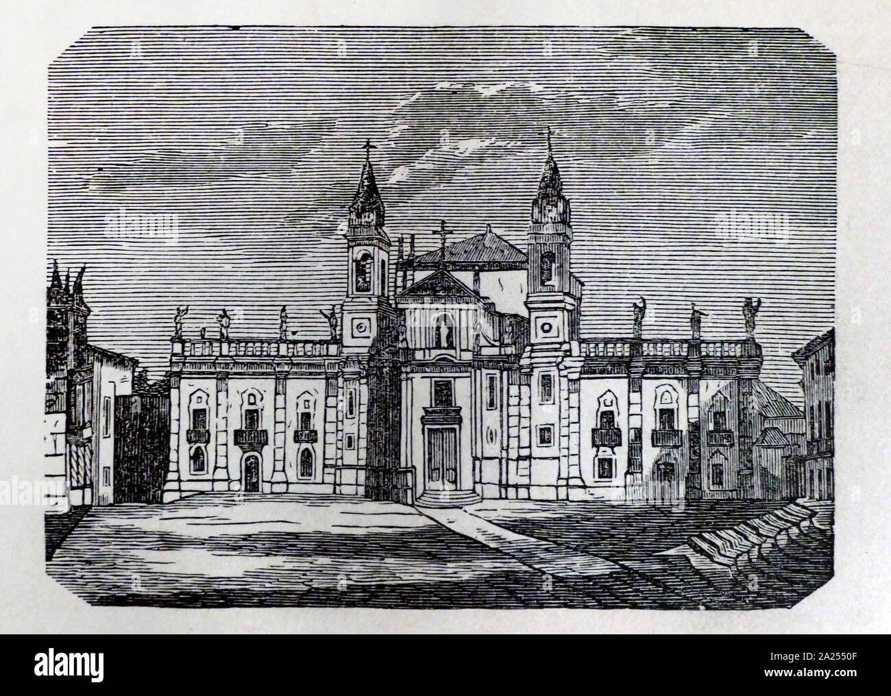 L'hôpital de Sao Marcos était un hôpital qui opéraient à Braga de 1508 à 2011. Il était situé dans la paroisse de Sao Joao do Souto, ville et comté de Braga, district du même nom, au Portugal. Banque D'Images