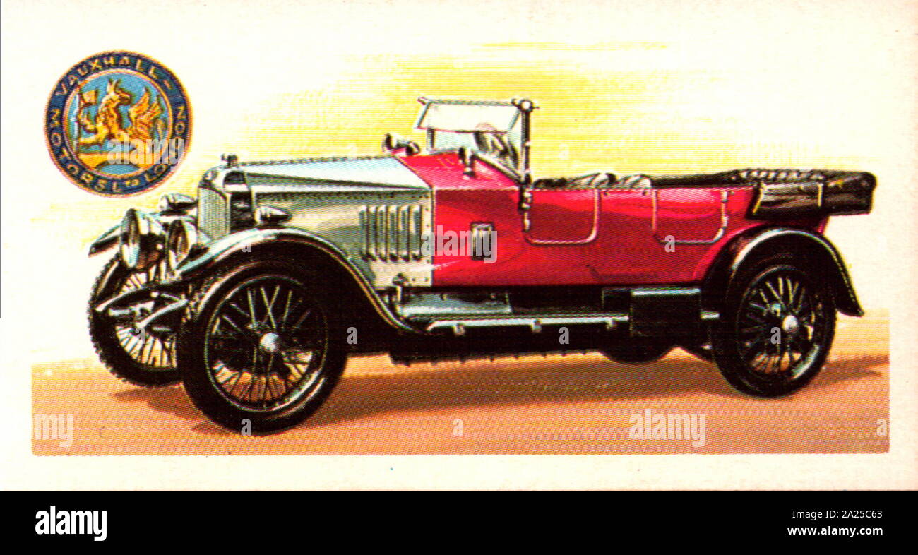 1922 Vauxhall 30/98 E Type. la Vauxhall velox velox (, veloc- être Latin pour 'swift'/'fleet' et la source de vitesse anglais) standard 4 places avec open tourer corps. Banque D'Images