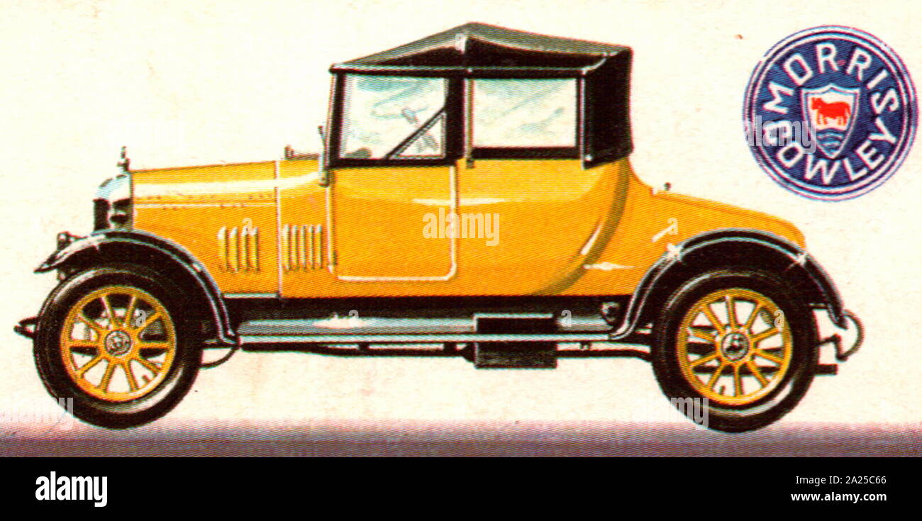 1924 Morris Cowley Bullnose' et 1 'une voiture 1/2 litre Banque D'Images