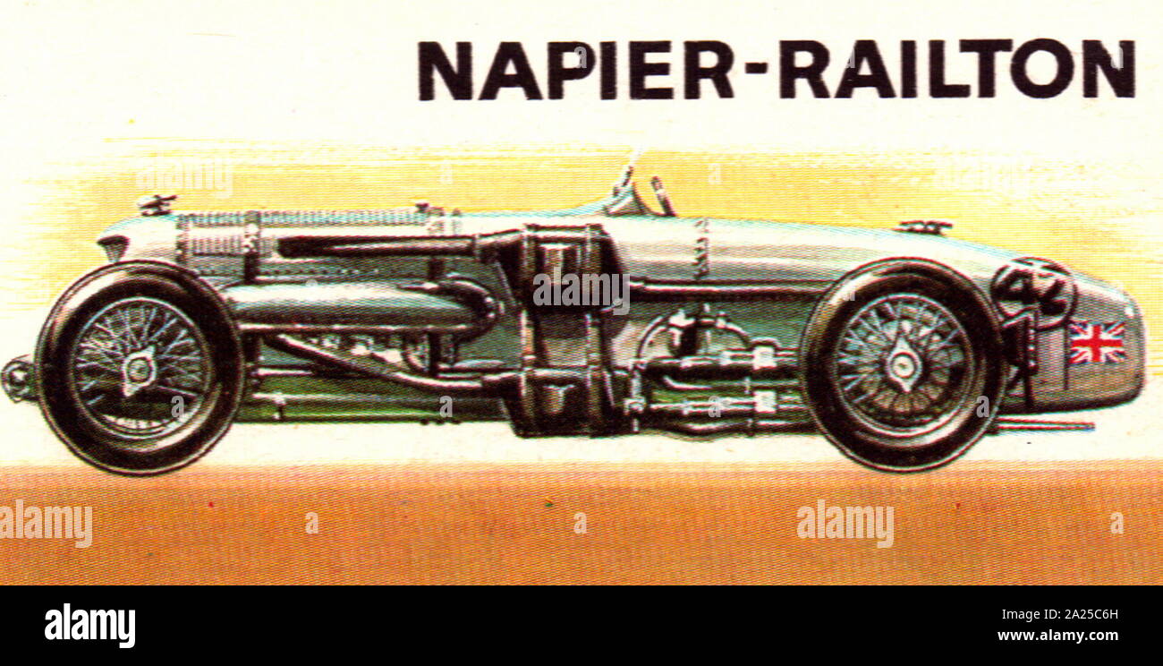1933 Napier-Railton Voie 24 litres automobile Banque D'Images