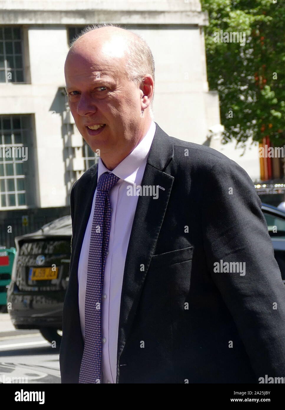 Christopher Grayling (né le 1 avril 1962) ; Parti conservateur britannique, homme politique et secrétaire d'État aux Transports. Mai 2019 Banque D'Images