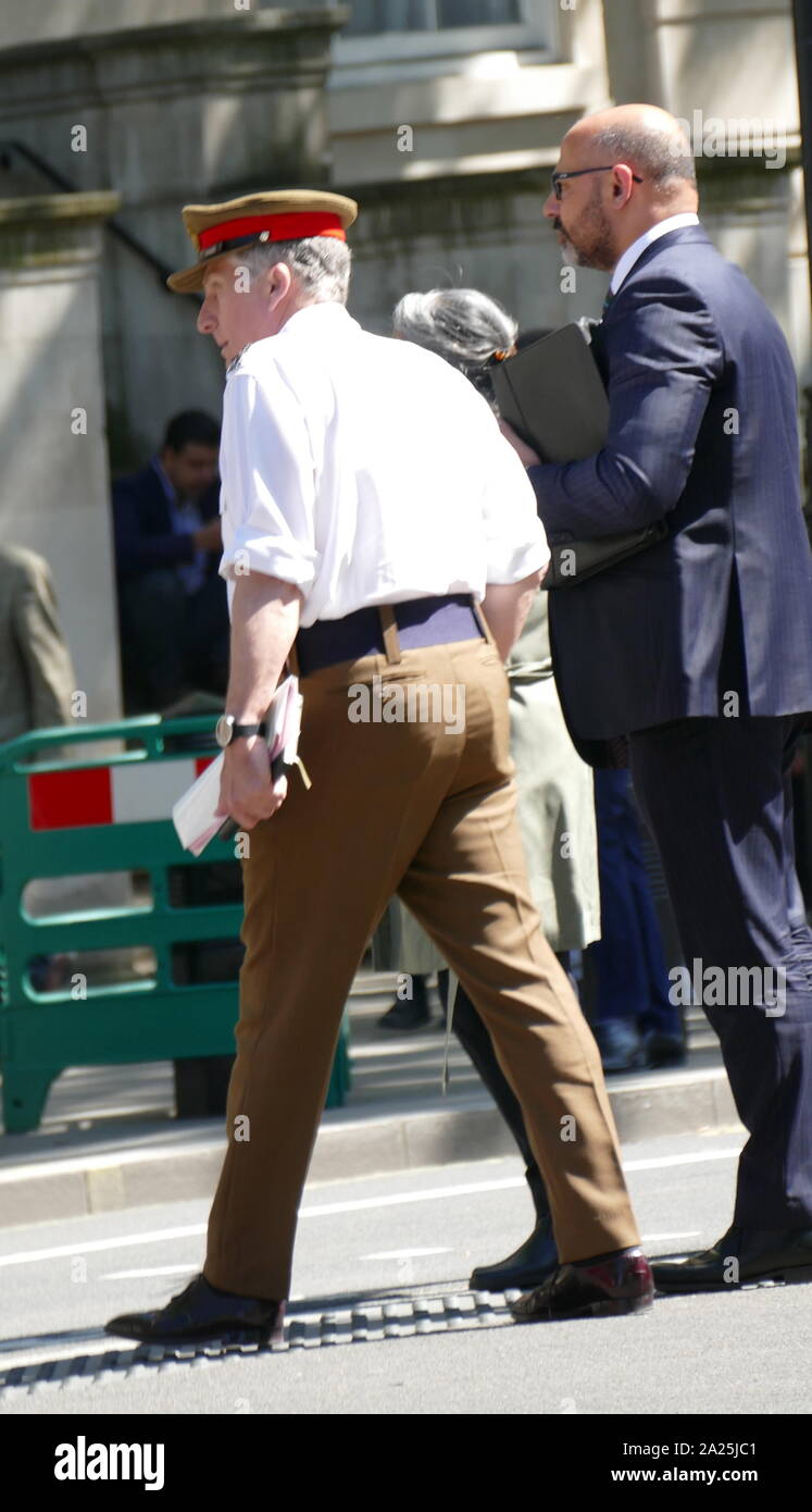 Le général Sir Nicholas Patrick Carter, chef d'état-major de la Défense du Royaume-Uni depuis 2018 Banque D'Images