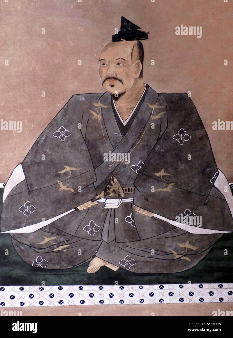 Shingen Takeda (1521 - 1573), un Daimyo (seigneur), dans le Japon féodal avec prestige militaire exceptionnel dans la phase avancée de la période Sengoku. Banque D'Images