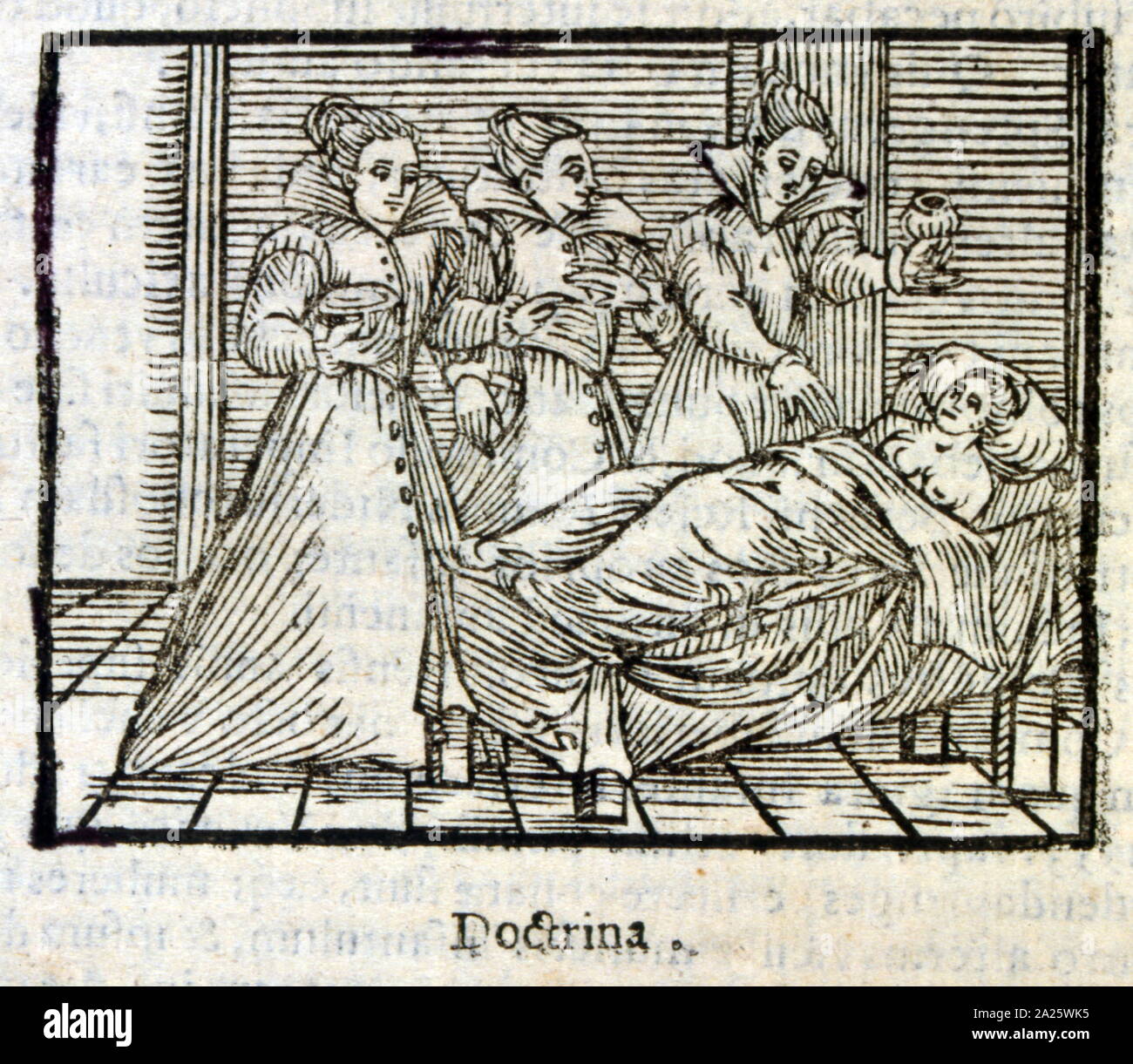 Gravure sur bois à partir d'une illustration de l'édition 1626 du Compendium Maleficarum, 'par Francesco Maria Guazzo. Compendium Maleficarum était un chasseur de sorcières d'entretien écrit en latin, et publié à Milan, Italie en 1608. Banque D'Images